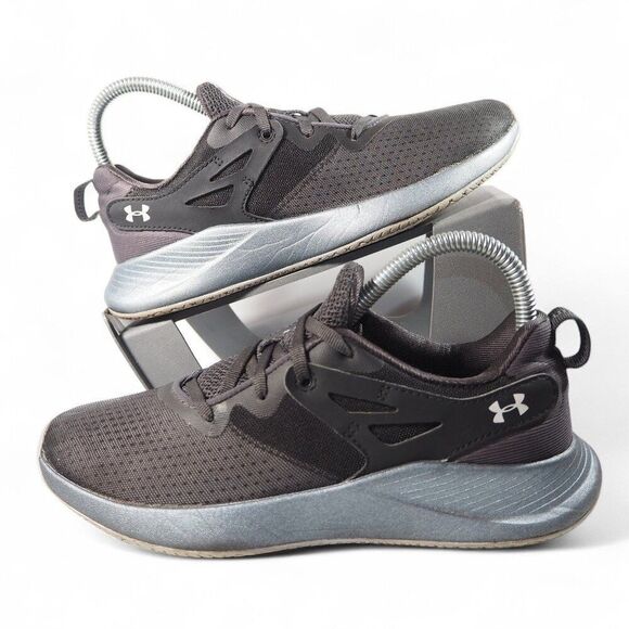 Under Armour Charged Breathe TR 2 'Black' Running Shoes 3022617-100 Women's 7 - Picture 1 of 11